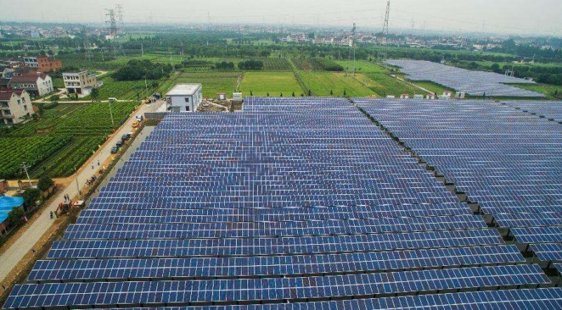 安徽合肥第一個光伏扶貧電站并網發(fā)電