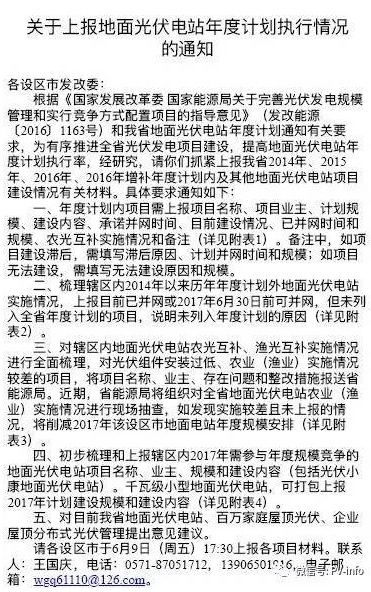 開(kāi)始掐農(nóng)光？浙江要求緊急上報(bào)地面光伏電站年度計(jì)劃執(zhí)行情況