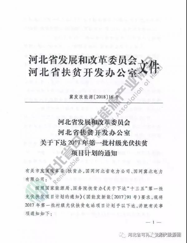 喜大普奔！河北省光伏補貼又來了！0.2元/度，補貼3年!