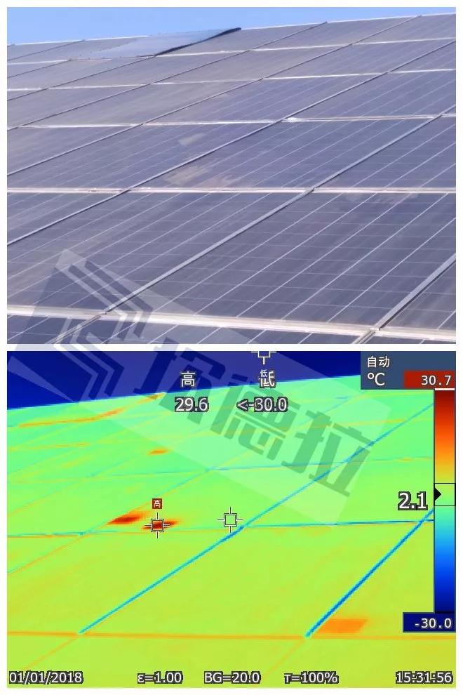 寒冷！光伏組件熱斑溫度實測！