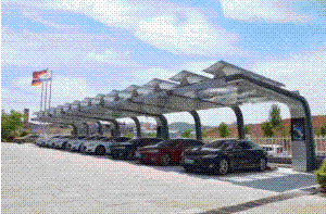世界首座“充電、光伏、儲能”智慧車棚投入運營