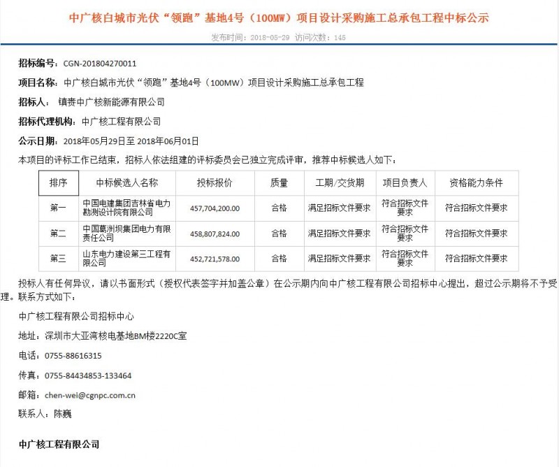 4.57—5.18元/W！白城、達(dá)拉特光伏領(lǐng)跑基地EPC中標(biāo)結(jié)果出爐！