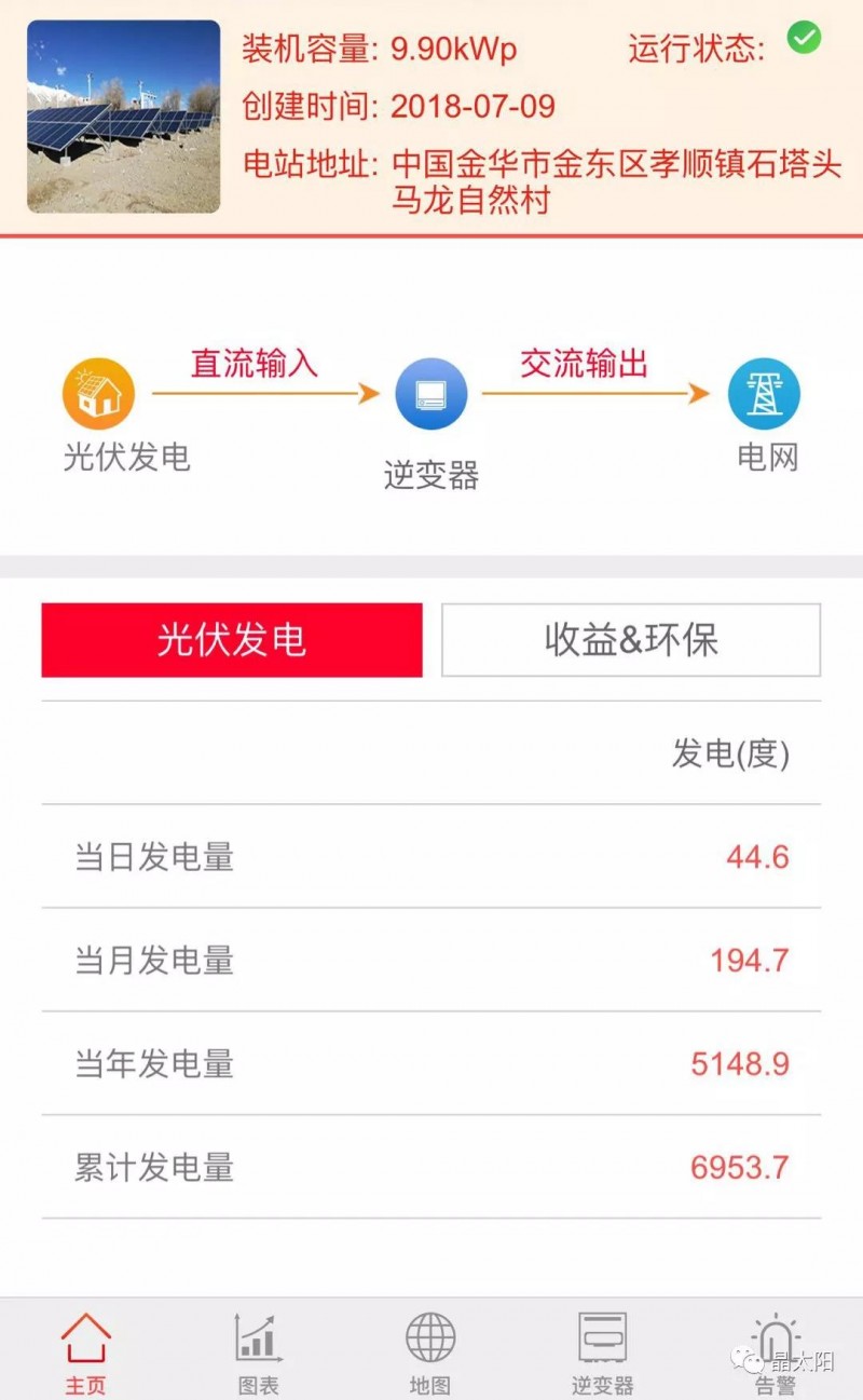 發(fā)電量一鍵查，晶太陽微信公眾號(hào)電站管理功能正式上線！