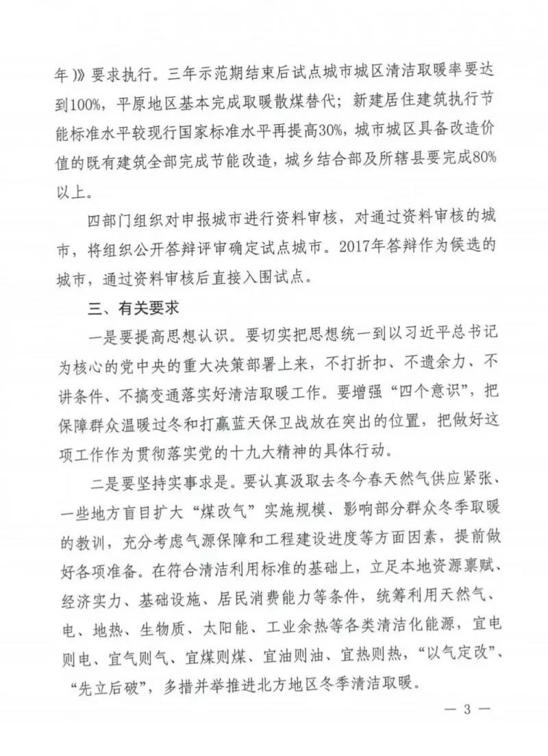 四部委聯(lián)合紅頭文件：超20億資金投向清潔取暖！